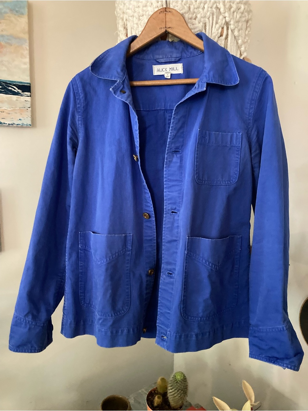Alex Mill utility jacket French blue size XS - Picture 3 of 7
